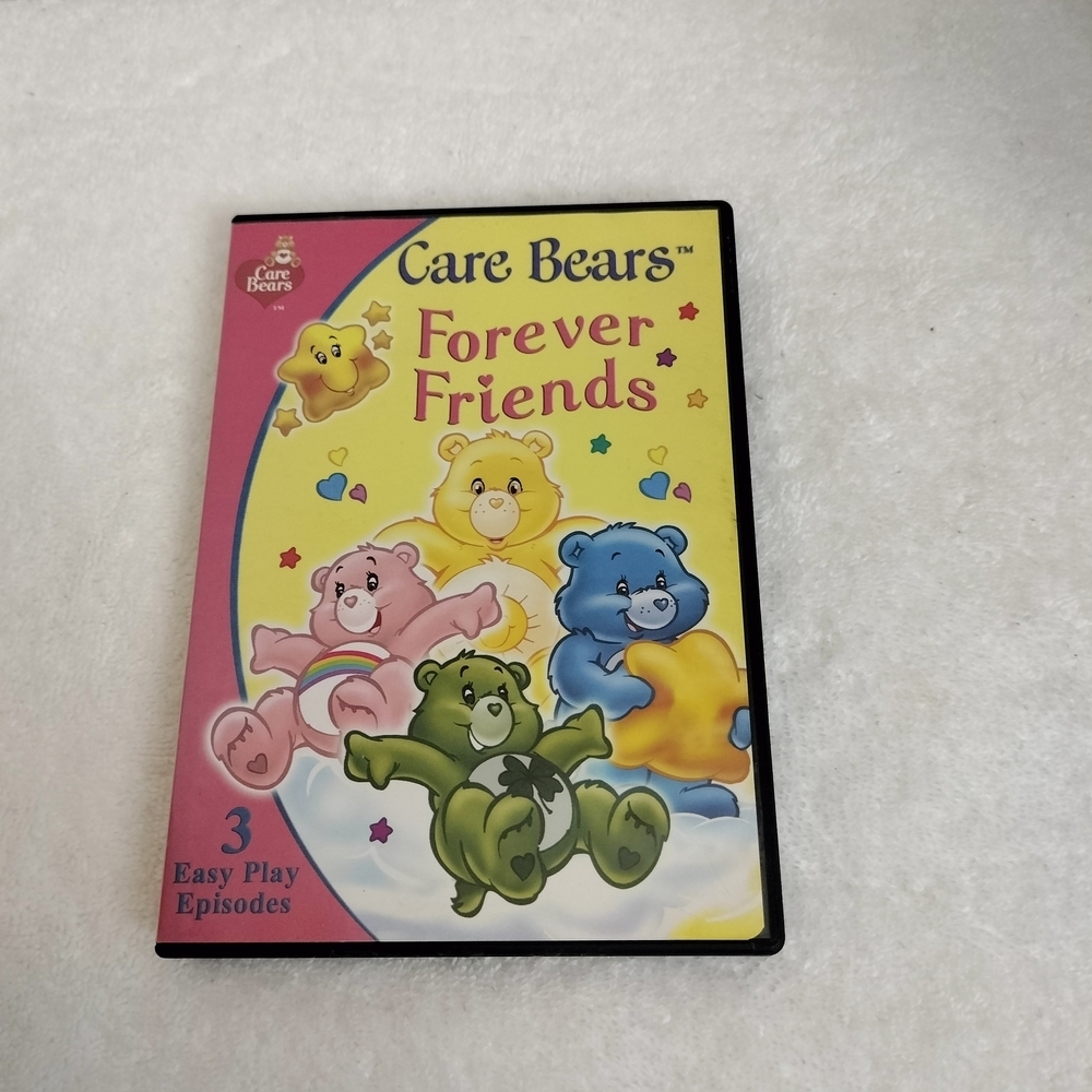 Care Bears Forever Friends DVD - Pink, Yellow, Blue, Green
